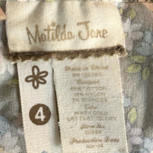 Matilda Jane Exclusive Stately Poplar tiered dress. Size 4 - Picture 7 of 7